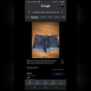 4" Denim Jean Shorts Stretch